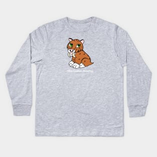 Smiledon fatalis Kids Long Sleeve T-Shirt